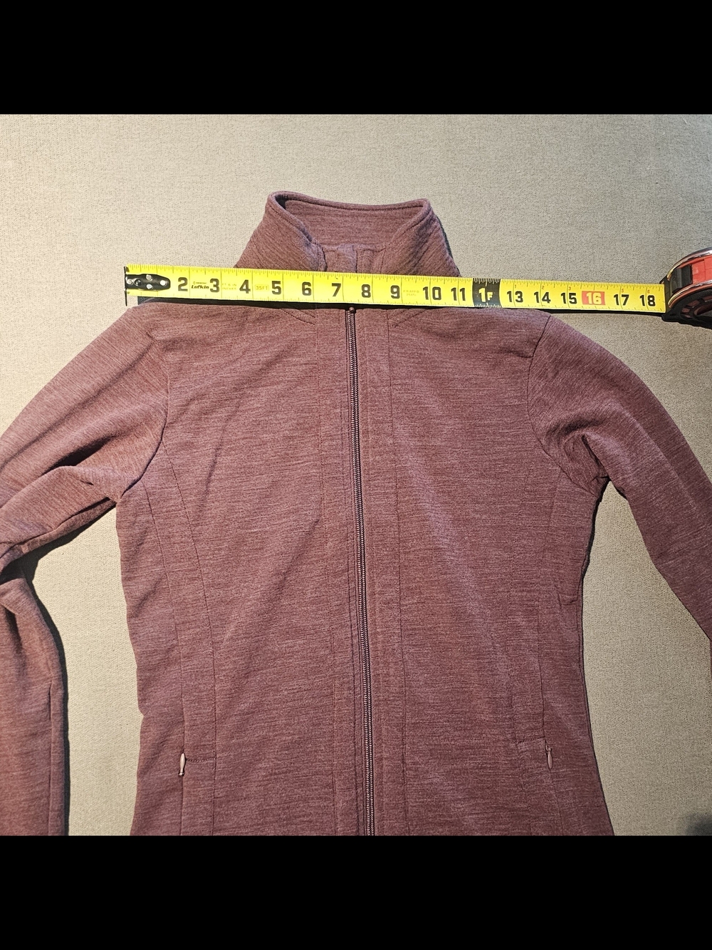 WoolX Finley Merino Wool Zip Up Jacket Womens Small Purple Athletic Lightweight - Picture 9 of 13
